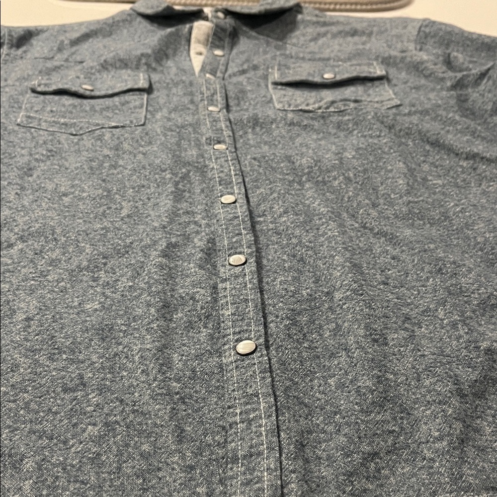 BKE cotton Button-Up Shirt - Picture 6 of 13